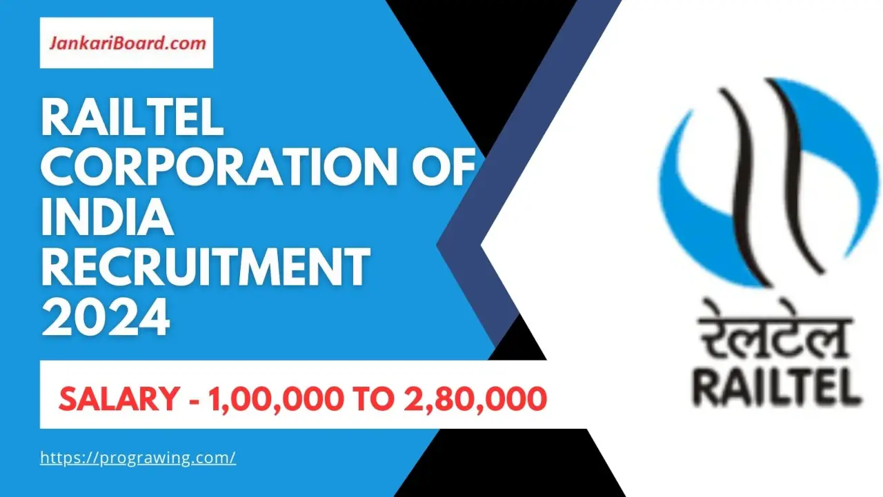 Railtel Corporation of India Recruitment 2024